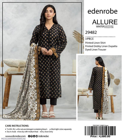 3PC Linen Edenrobe Allure
